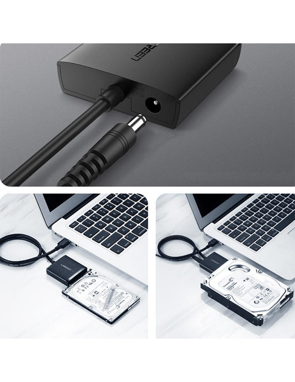 Adaptador UGREEN USB 3.0 a SATA III para Discos Duros 2.5" y 3.5" SSD/HDD