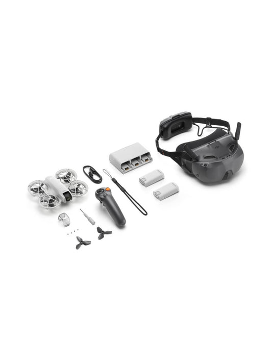 DJI Dron Neo Motion Combo Vuela Más con RC Motion 3, 4k Uhd, 135g, 3 Baterías, seguimiento de objetivos
