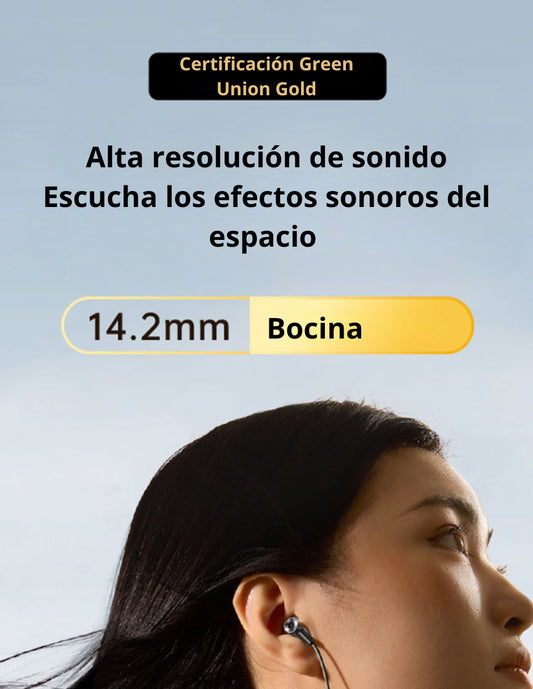 Audifonos Tipo USB C EP106 Ugreen con Manos Libres 1.2m