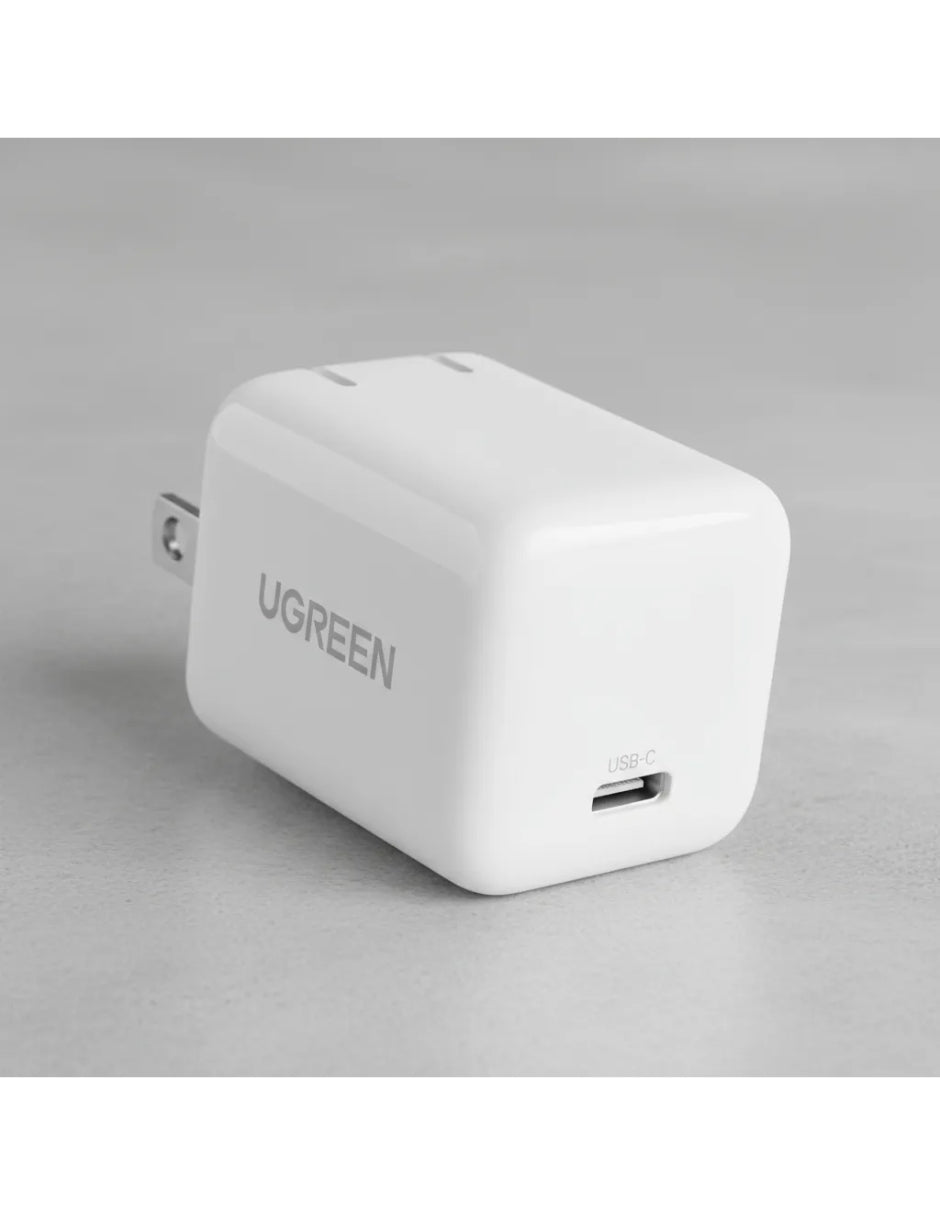 Cargador Pared Ugreen 15328 Nexode Mini 20W Usb-c Gan Blanco