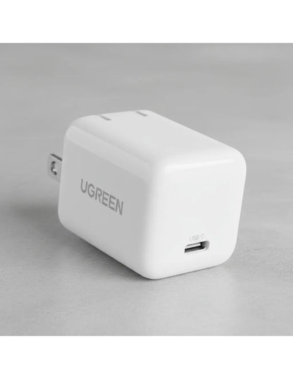 Cargador Pared Ugreen 15328 Nexode Mini 20W Usb-c Gan Blanco