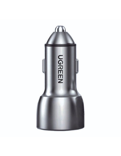 Cargador Auto Ugreen 60980 52.5W Dual PD 3.0 Qc 3.0 Aluminio