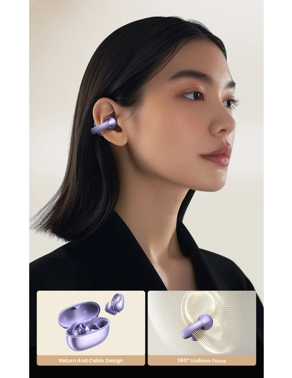 Audífonos Inalámbricos HiTune S3 UGREEN Bluetooth 5.3 Earbuds Morados