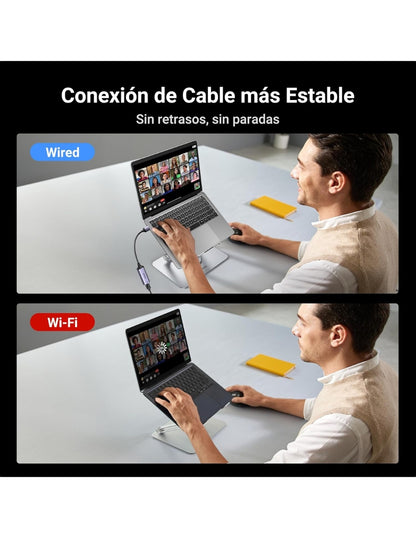 Adaptador UGREEN USB 3.0 a Ethernet Gigabit 1000Mbps - Carcasa de Aluminio Premium