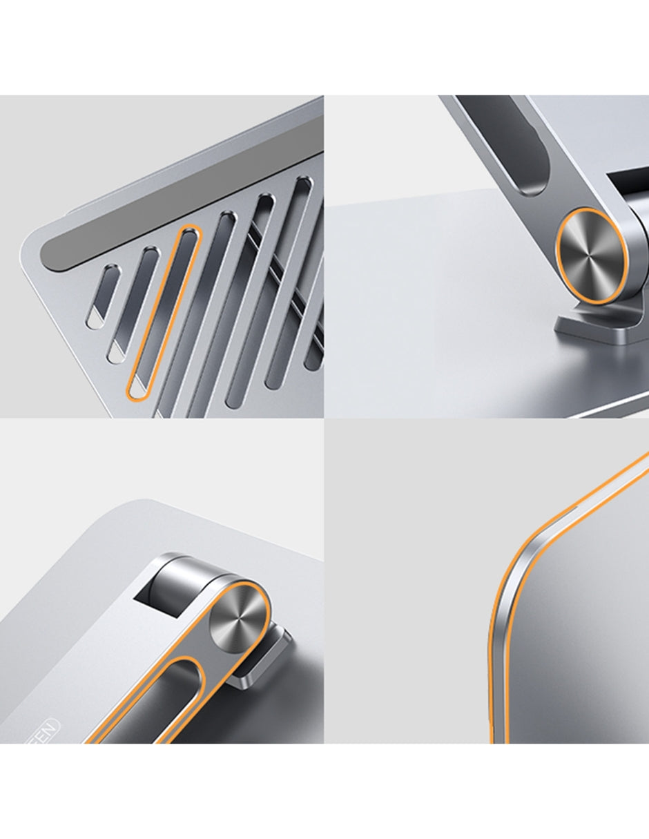 Soporte Para Laptop Ugreen Lp339 Aluminio Ajustable Plegable 17 Pulgadas