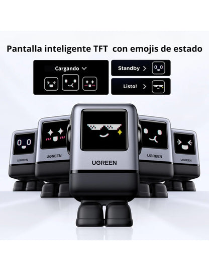 Cargador UGREEN Nexode 100W 3 Tipo C, 1 USB A Carga Rápida GaNRobot
