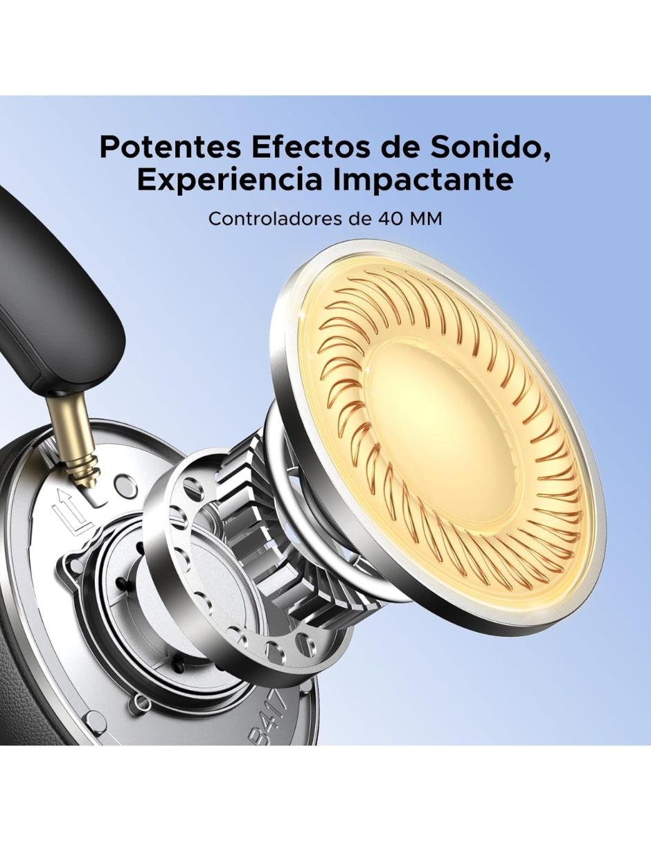 Audífonos Inalámbricos Ugreen Studio Max2 Negro 80H Batería, Audio 3D