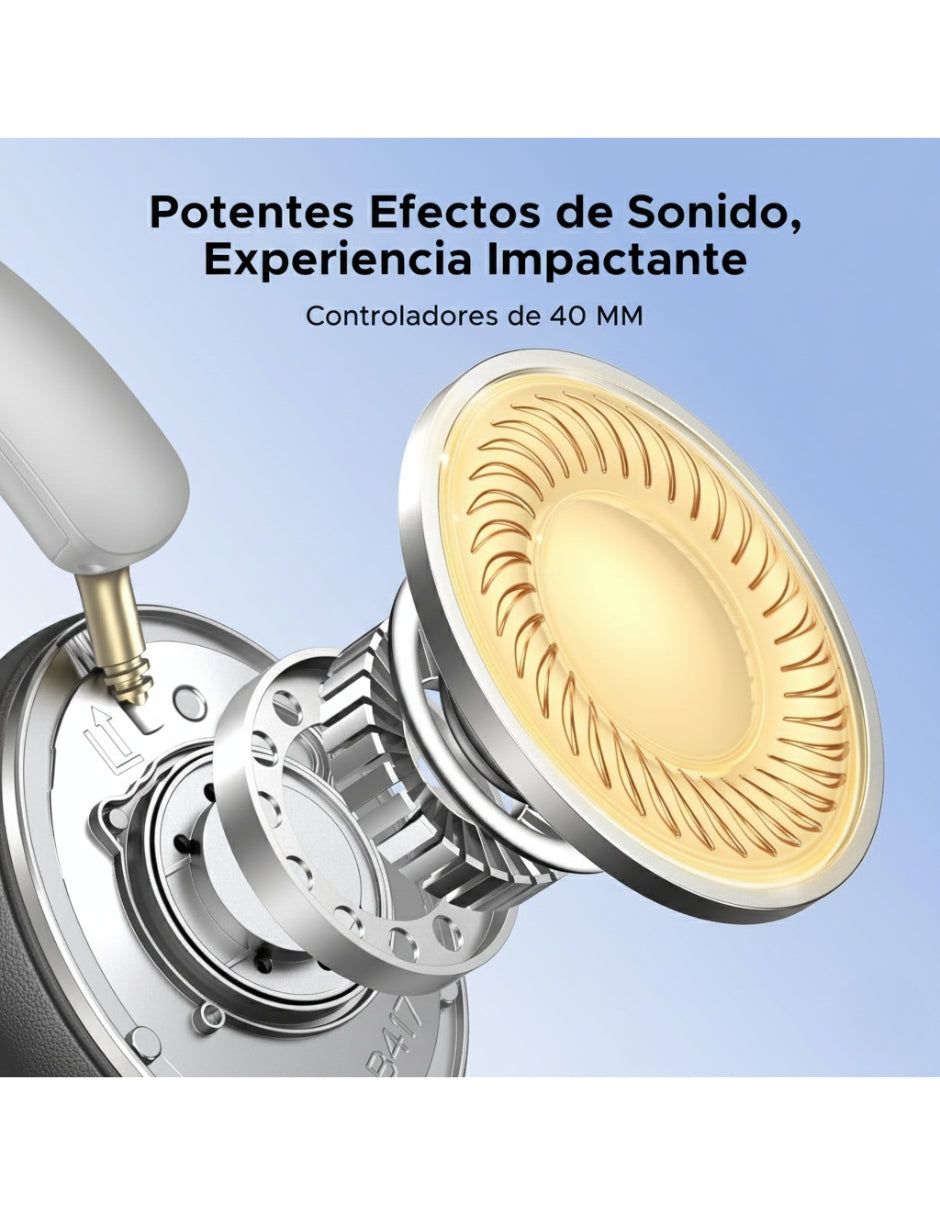 Audífonos Inalámbricos Ugreen Studio Max2 Gris 80H Batería, Audio 3D