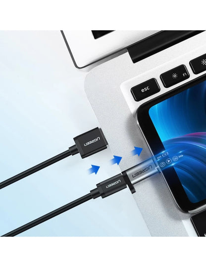 Adaptador Ugreen USB-C 3.1 a Micro USB Carga Rápida Sincronización Datos 480Mbps