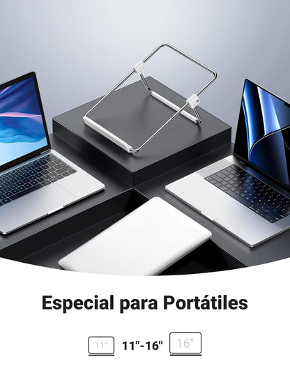 Soporte Ugreen LP230 Laptop Aluminio Ajustable Plegable 11-17"