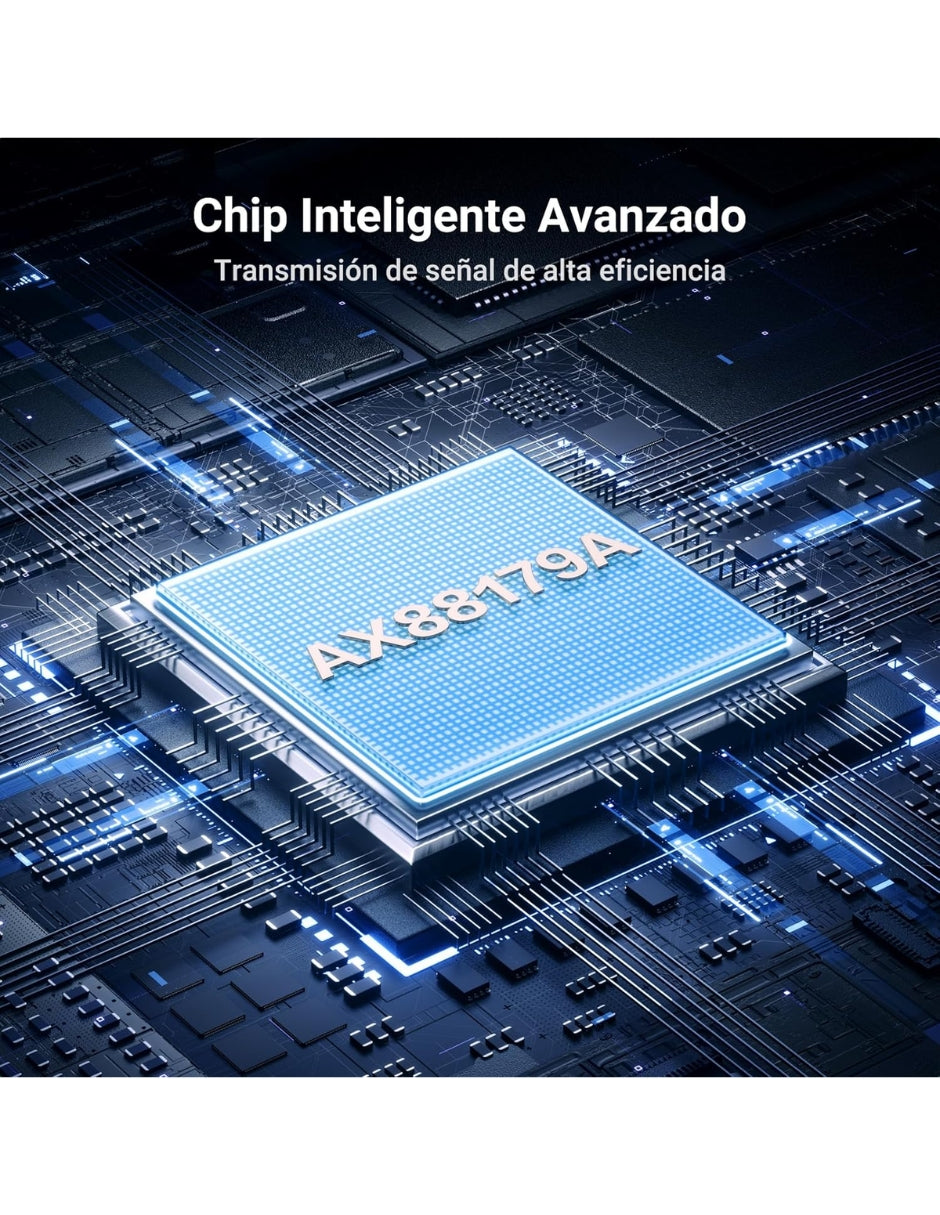 Adaptador UGREEN USB 3.0 a Ethernet Gigabit 1000Mbps - Carcasa de Aluminio Premium