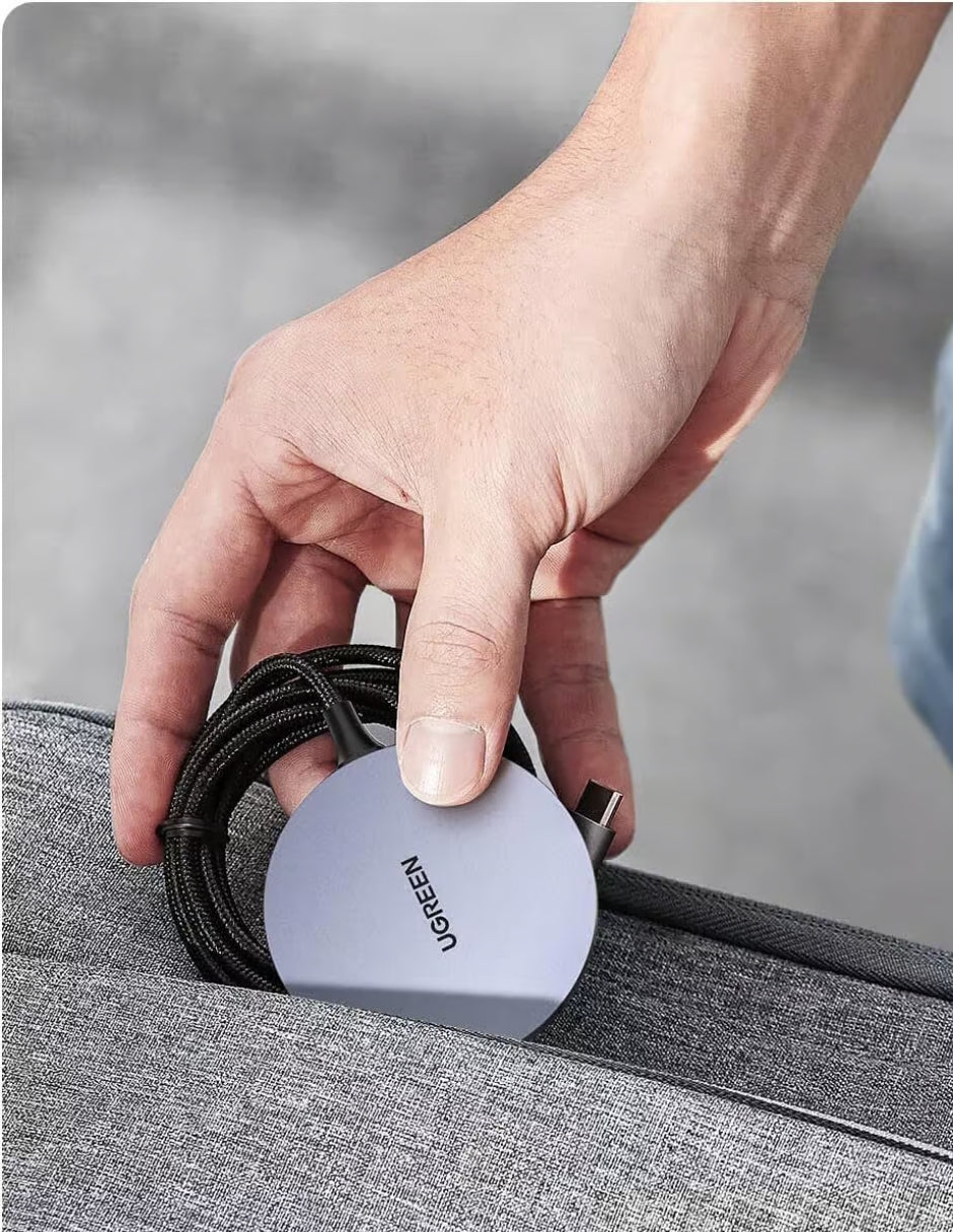 Cargador Inalambrico Ugreen 30233 Magnetico Magsafe 15w Gris