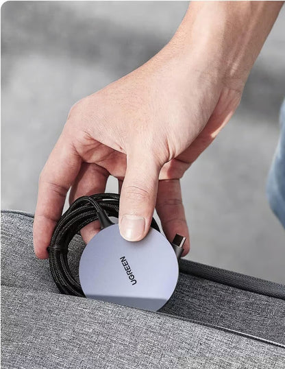 Cargador Inalambrico Ugreen 30233 Magnetico Magsafe 15w Gris