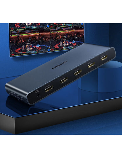 Conmutador HDMI 4 en 1 UGREEN 50745 4K con Control Remoto