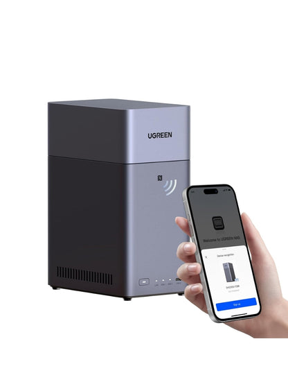 Nas Ugreen Nasync Dh2300 2 Bahías 4gb Ram 4k Hdmi