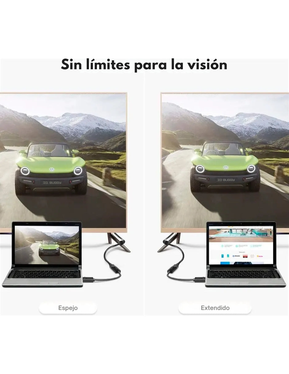 Adaptador Ugreen DisplayPort a HDMI 4K@30Hz Convertidor