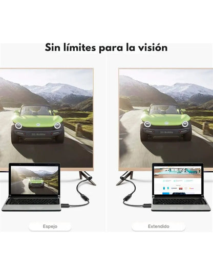 Adaptador Ugreen DisplayPort a HDMI 4K@30Hz Convertidor