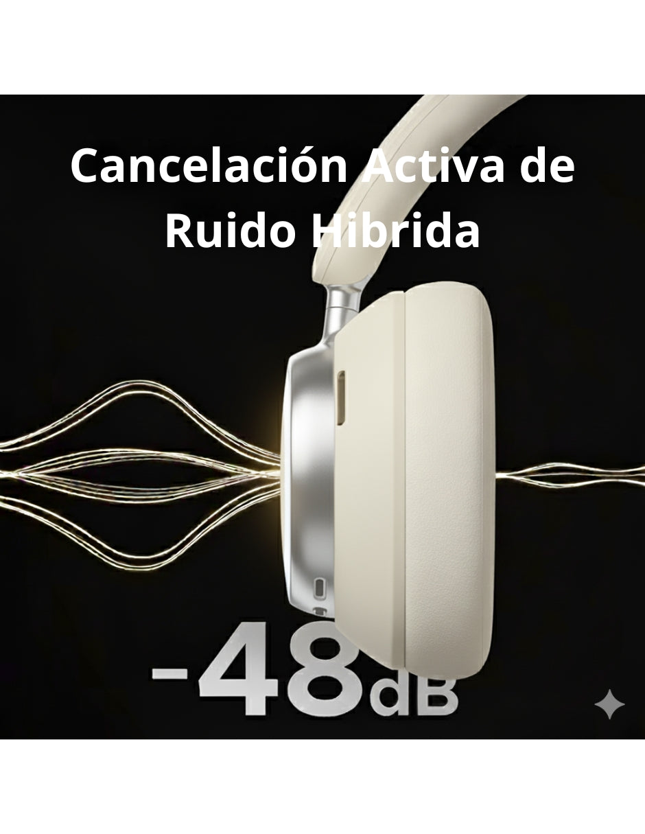 Audífonos Studio Pro Ugreen Cancelación de Ruido Hi-Res, Bluetooth 6.0 y 120H Batería