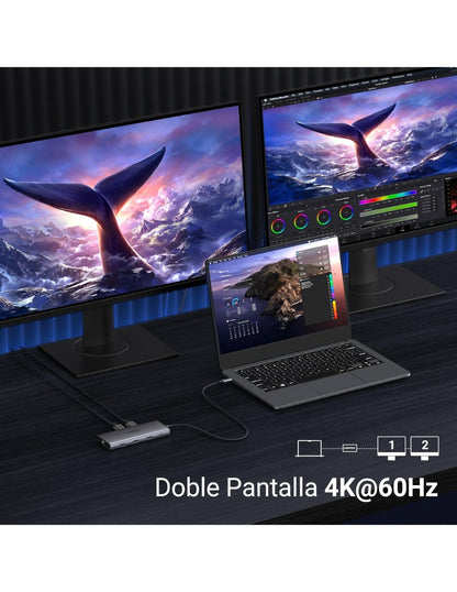 HUB USB-C UGREEN 10 en 1 Docking Station Revodok Pro 210
