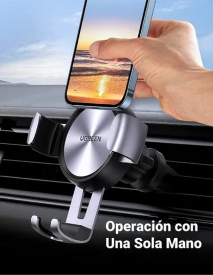 Soporte Celular Auto UGREEN Gravedad Ventilación Universal 4.7-7''