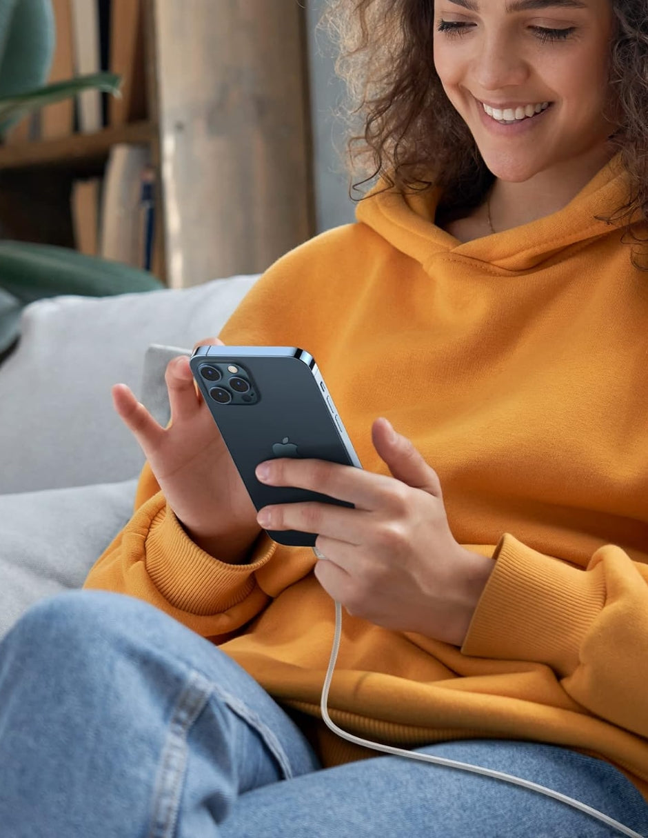 Cable USB C a Lightning Reforzado Ugreen 1m Certificado MFI Plateado