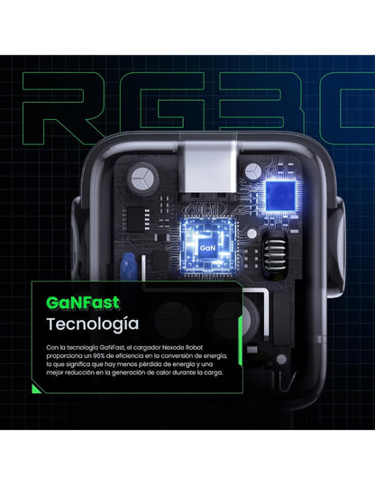 Cargador UGREEN Nexode 30W Tipo C Carga Rápida GaNRobot