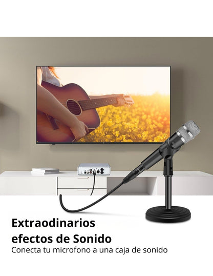 Cable Micrófono XLR Macho Hembra 5m Ugreen 20712 Canon Profesional