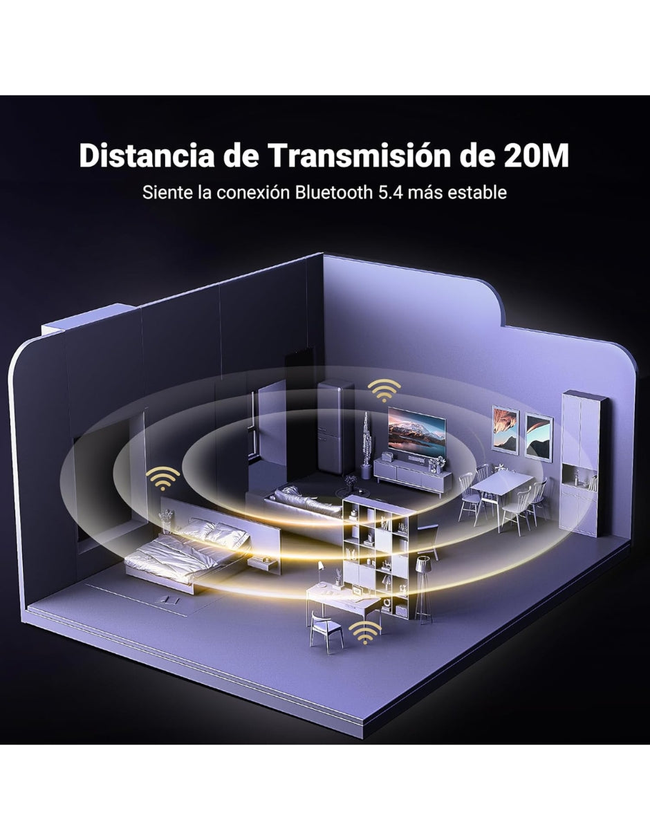 Adaptador USB Bluetooth 5.4 Ugreen PC Win 11/10/8.1 35058