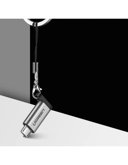 Adaptador Ugreen USB-C 3.1 a Micro USB Carga Rápida Sincronización Datos 480Mbps