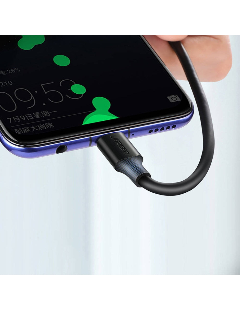 Cable USB A a USB C Ugreen 480 Mbps de 1 m color negro
