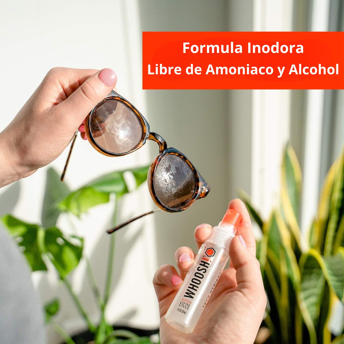 Limpiador de Pantallas Whoosh! 30 ml + 1 paño de micro fibra