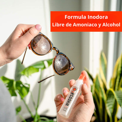 Limpiador de Pantallas Whoosh! 30 ml + 1 paño de micro fibra