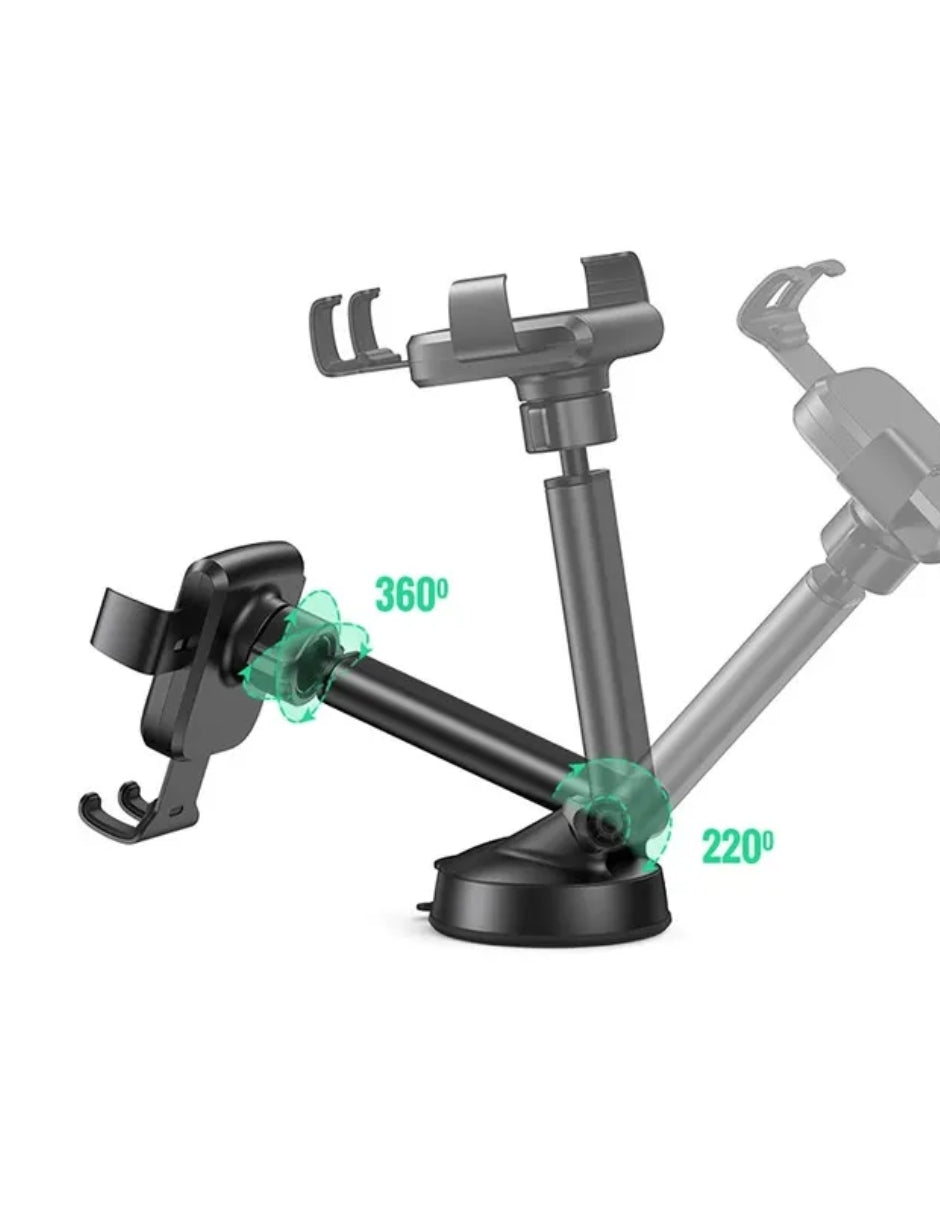 Soporte de Celular para Tablero de Auto Ugreen Ajustable Negro