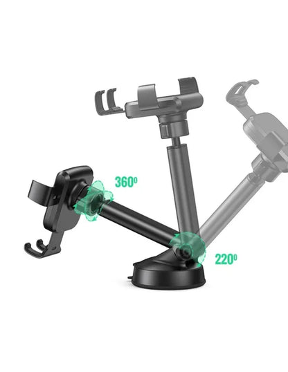 Soporte de Celular para Tablero de Auto Ugreen Ajustable Negro