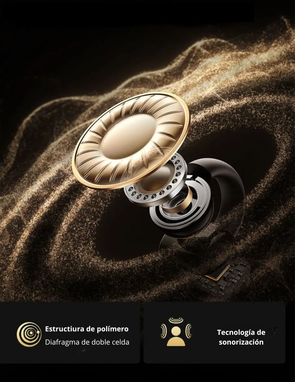 Audífonos Inalámbricos HiTune S3 UGREEN Bluetooth 5.3 Earbuds Morados