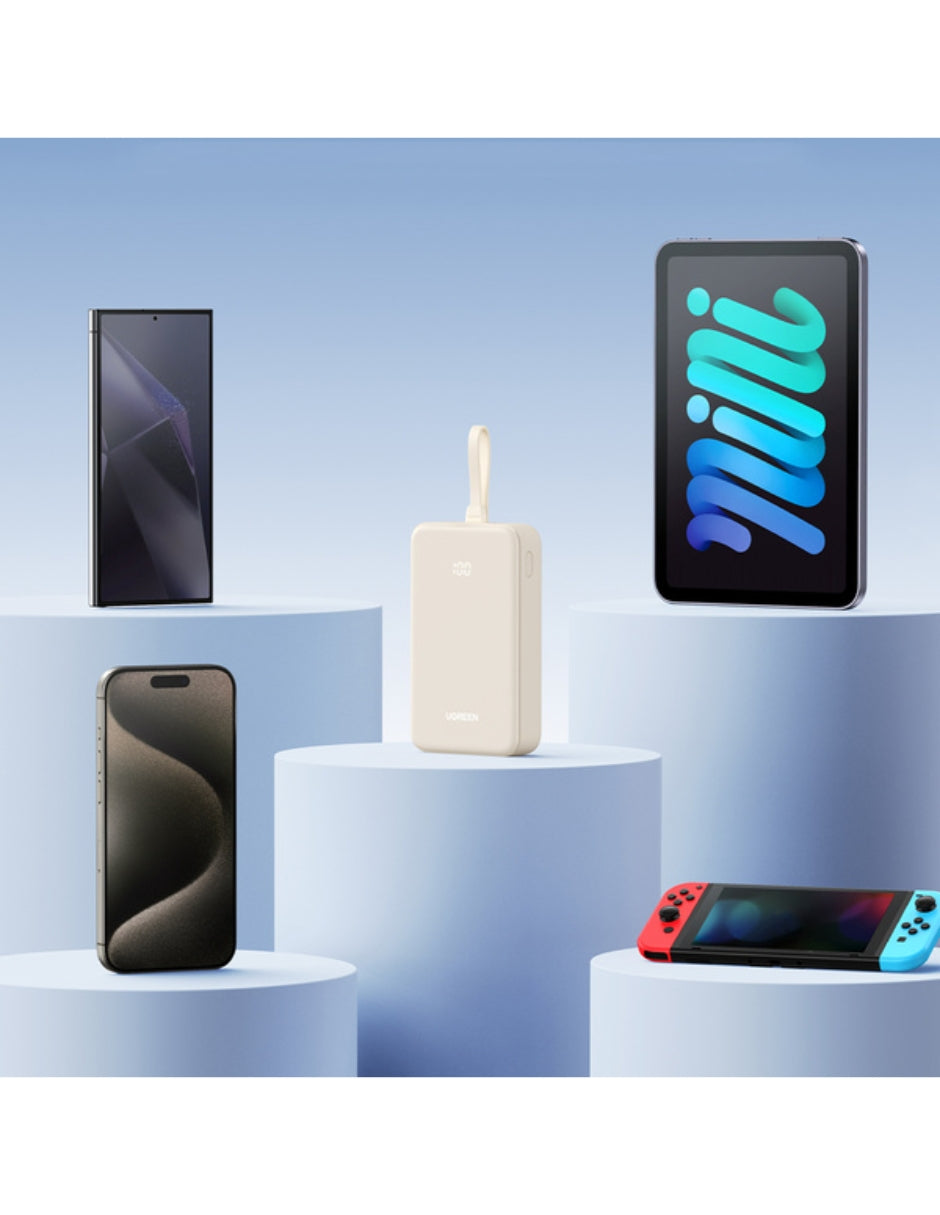Power Bank Ugreen Nexode 20,000mAh USB-C PD 30W Blanco