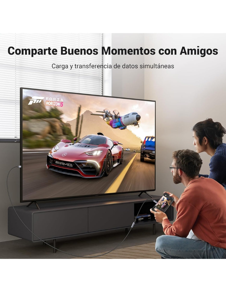 Cable Extensión USB C UGREEN 30205 1m 100W Carga Rápida 10Gbps 4K