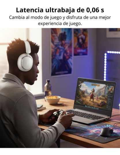 Audífonos Studio Pro Ugreen Cancelación de Ruido Hi-Res, Bluetooth 6.0 y 120H Batería