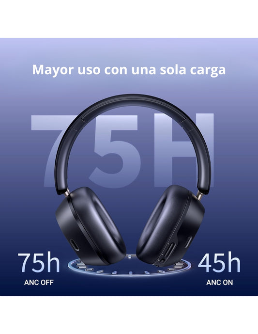 Audífonos de diadema inalámbricos HiTune Max5c UGREEN negros