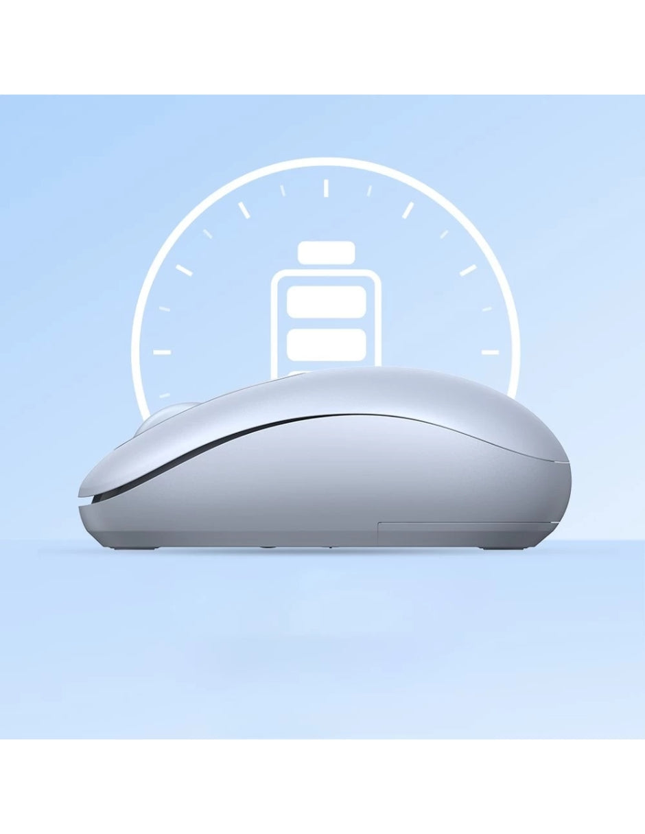 Mouse Inalámbrico UGREEN MU105 Azul 2400 DPI Ergonómico Silencioso