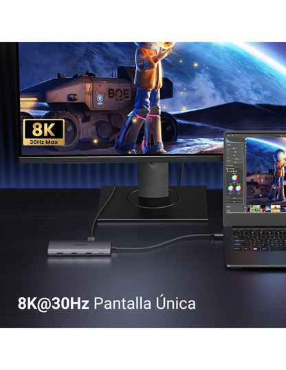 HUB USB-C UGREEN 10 en 1 Docking Station Revodok Pro 210