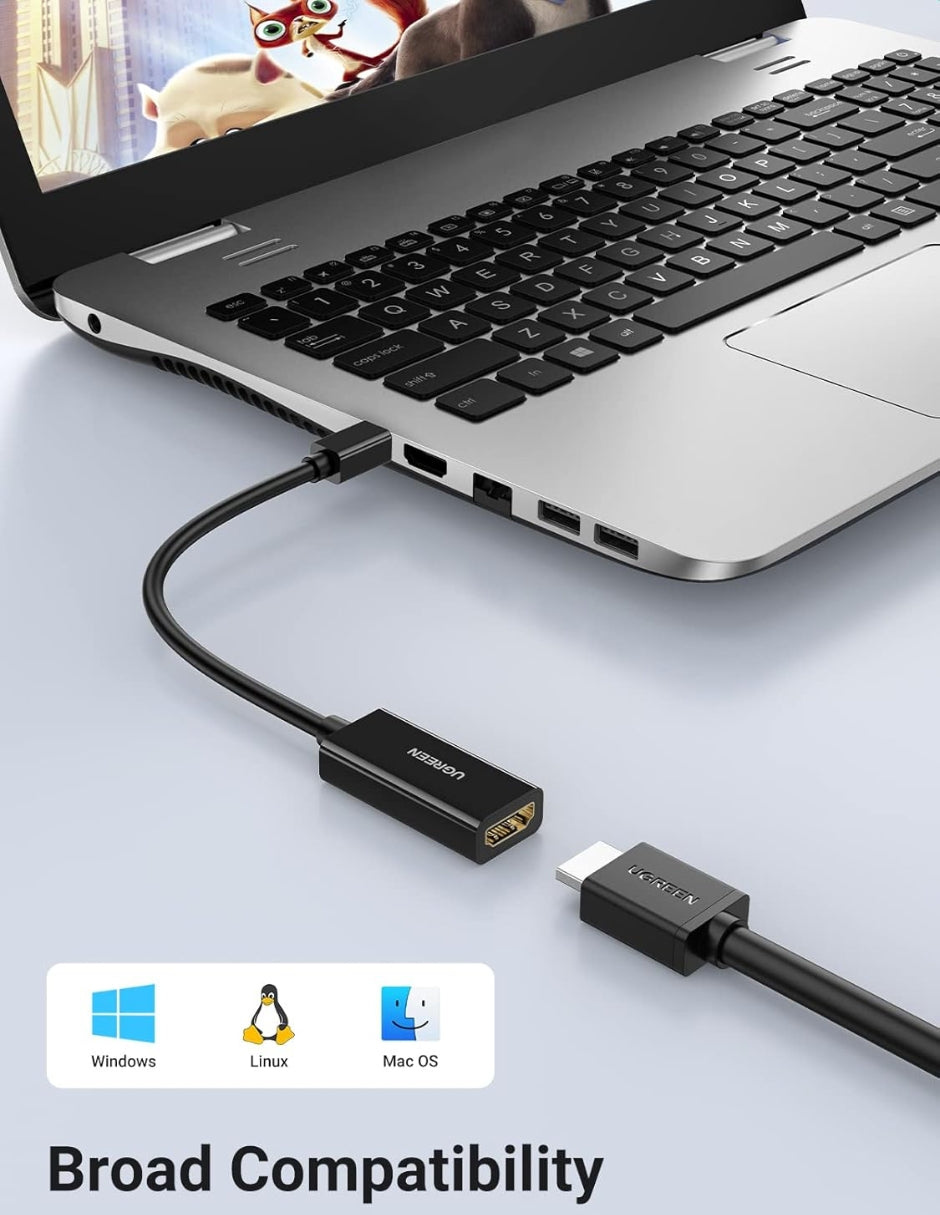 Adaptador UGREEN Mini DisplayPort (Thunderbolt) a HDMI 4K@30Hz