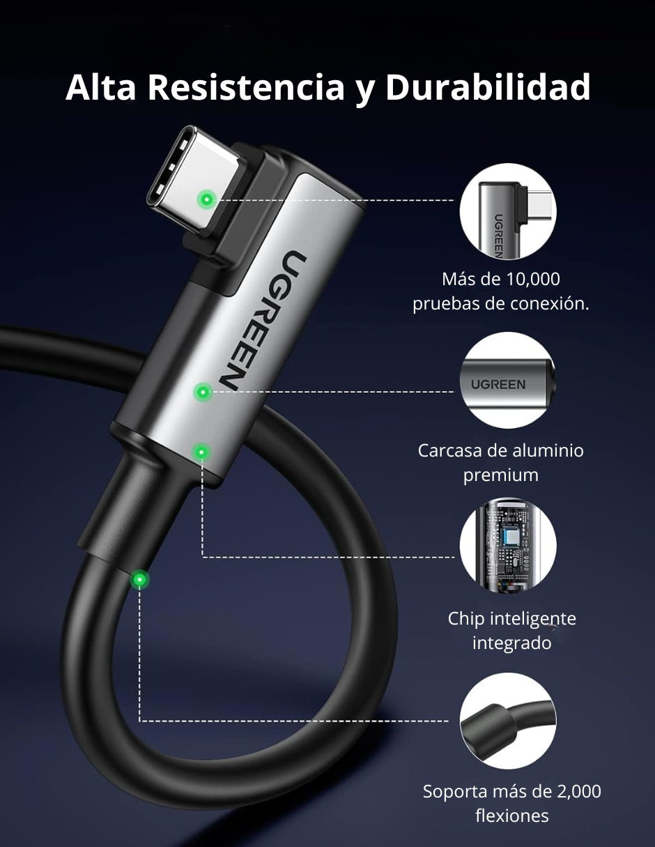 Cable Link Ugreen 90629 Usb C A Usb C 5m Quest 2 Vr 60w