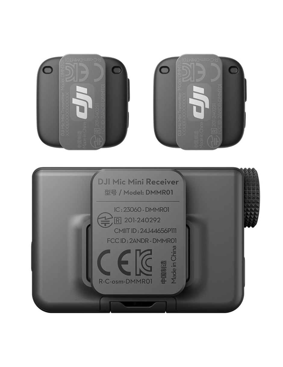 Receptor DJI Mic Mini DMMR01 Micrófono Inalámbrico Audio Profesional