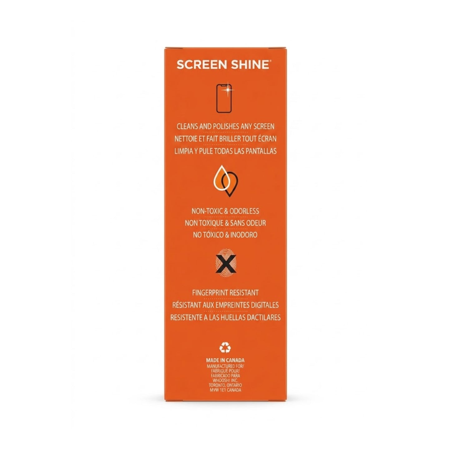 Spray Limpiador de Pantallas Whoosh! 500 ml Screen Shine Professional