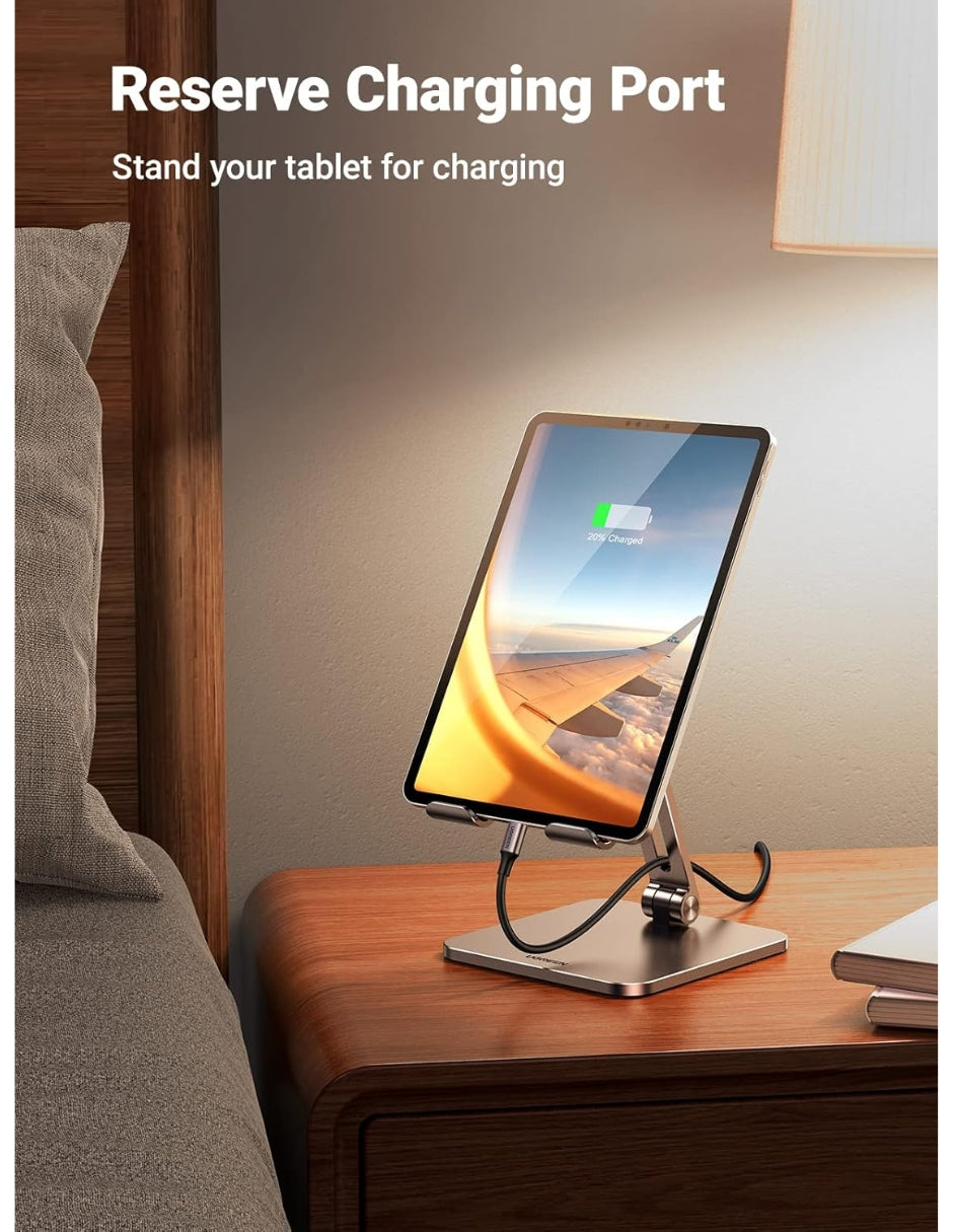 Soporte Ugreen Aluminio Plegable Multiángulo Para Tablet Celular