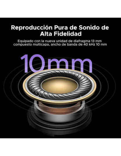 Audífonos Inalámbricos ANC EchoBuds UGREEN con pantalla inteligente