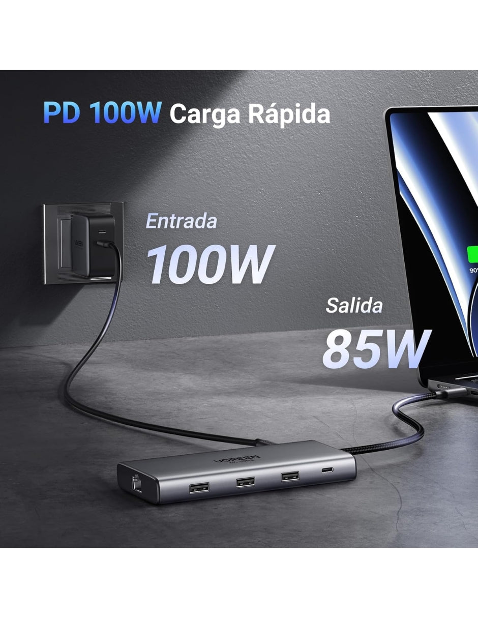 HUB USB-C UGREEN 10 en 1 Docking Station Revodok Pro 210