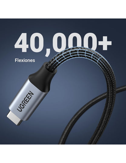 Cable Extensión USB C UGREEN 30205 1m 100W Carga Rápida 10Gbps 4K