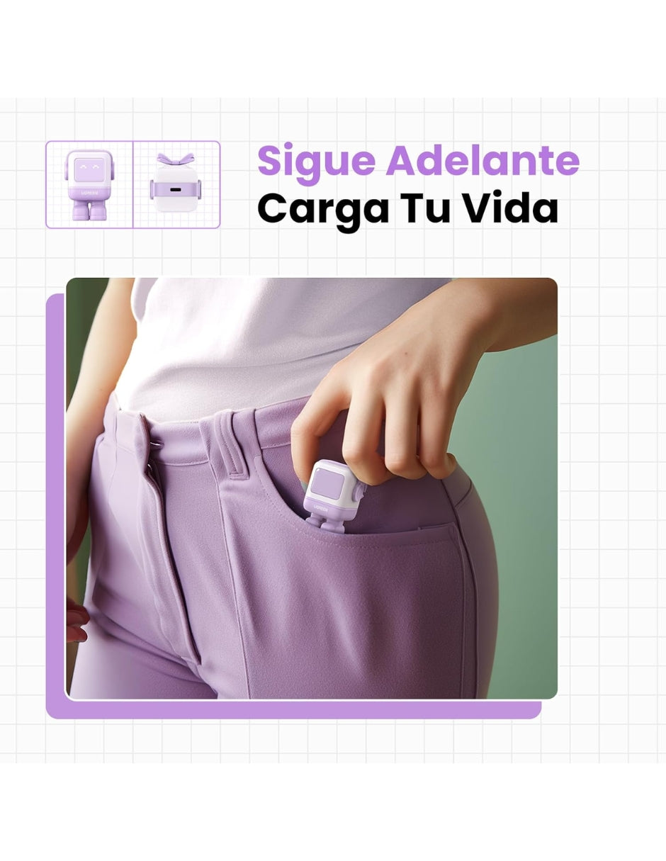 Cargador UGREEN Nexode 30W  Tipo C Carga Rápida GaNRobot